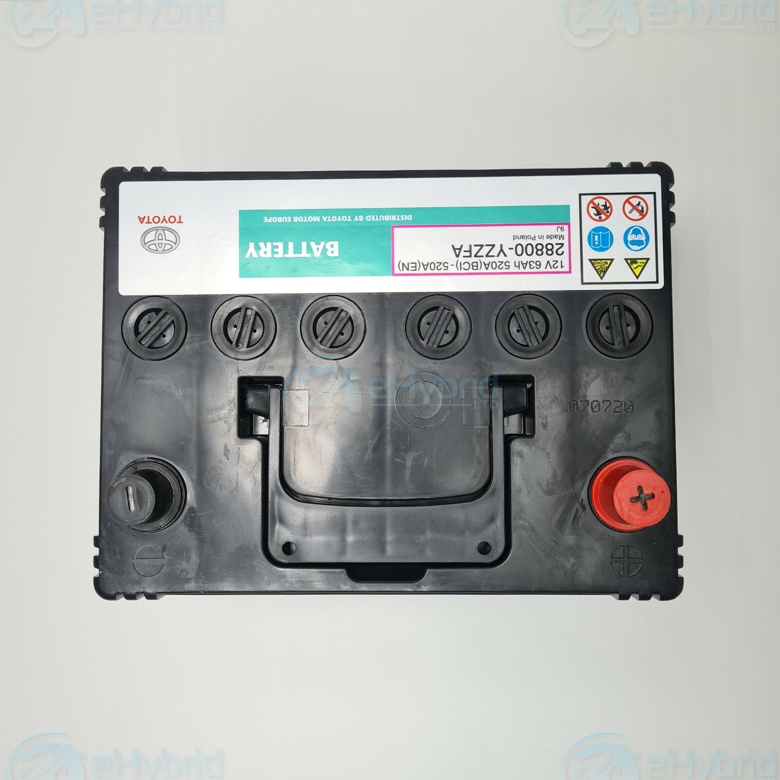 Genuine Toyota Corolla 12V Battery 1.3L 2009 To 2009 OEM Part 28800-YZZFA - Image 3