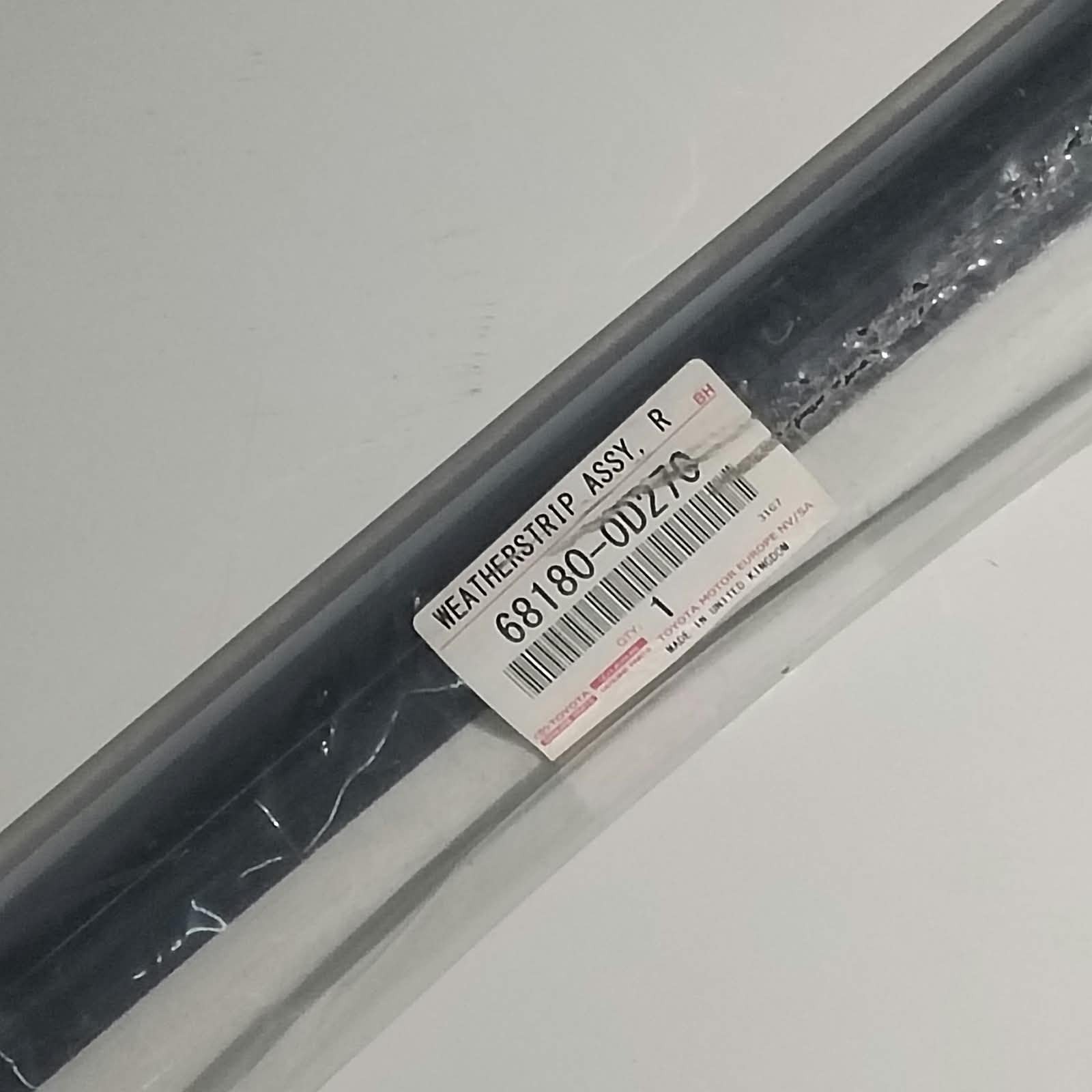 Genuine Toyota Yaris Rear Door Glass Weatherstrip Assy Oem Part 68180-0D270