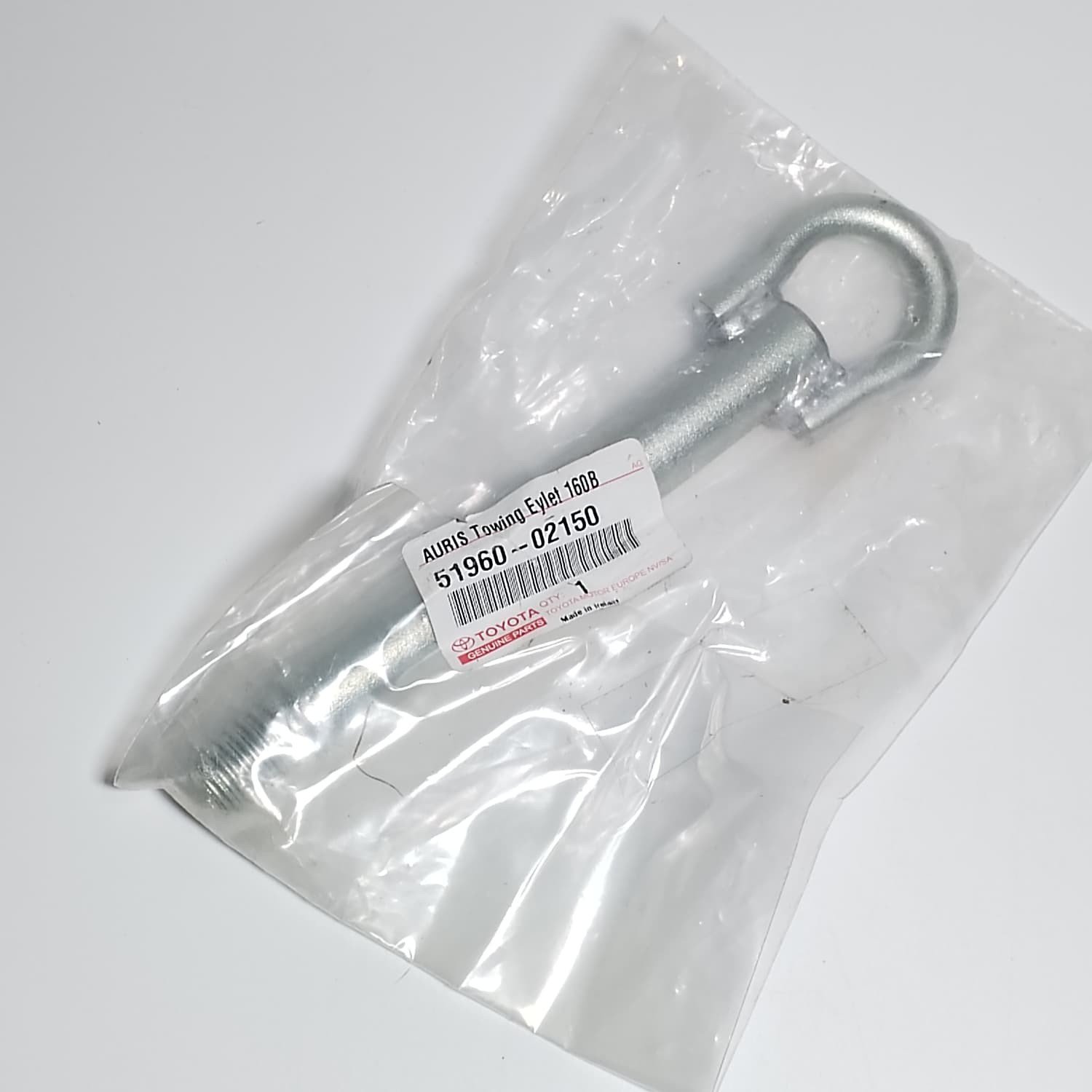 Genuine Toyota Corolla Towing Hook For Front Eye Also Fits C-HR Oem 51960-02150