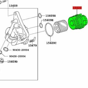 Lexus IS250 Oil Filter Housing Cap 2005 - 2016 Part No. 15620-31040 Fit GS250