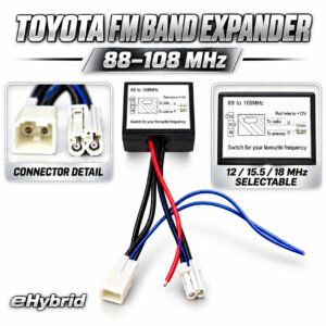 Toyota Land Cruiser FM Radio Band Expander Japanese Import to UK FM Converter