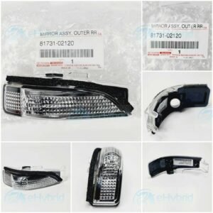 Genuine Toyota Verso Indicator Mirror Lamp Turn Signal RH Repeater 81731-02120