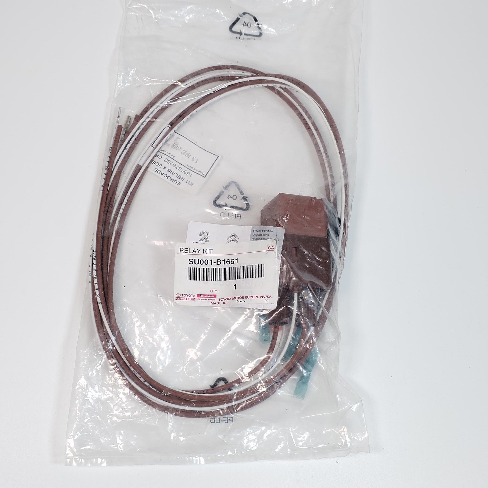 Genuine Toyota Proace 2016-2026 Relay Kit Oem Part SU001-B1661