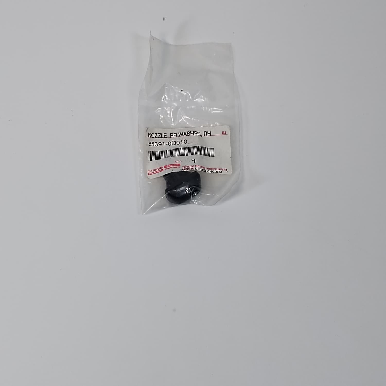 Genuine Toyota Yaris Rear Washer Nozzle Jet Oem Part 85391-0D010 Rear Centre
