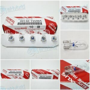 Genuine Toyota W5W LL Halogen Bulb 12V 5W Sidelight Number Plate Bulb 99132YZZBA