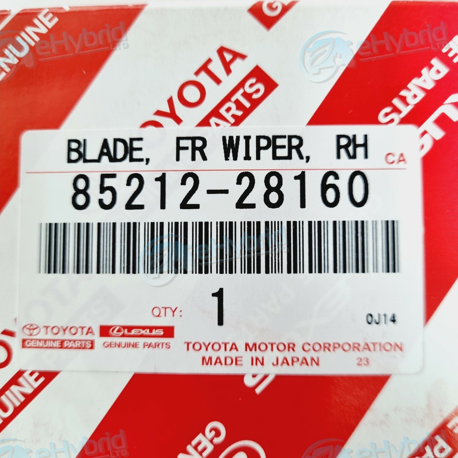 Genuine Toyota Verso-S Front Wiper Blade 700MM 1Blade Wiper 2010-2015 8521228160 - Image 3