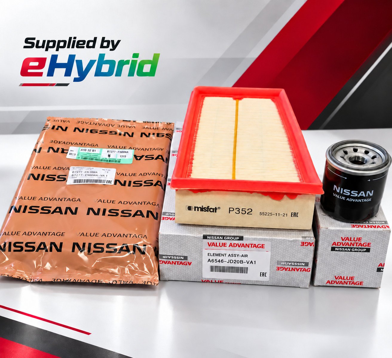 Genuine Nissan Qashqai Service Filters Qashqai J12 J11 J1 Oil Air Cabin Filter