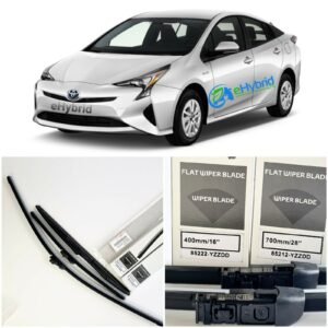 Toyota Prius Front  & Rear Wipers Genuine Windscreen Wiper Blades 2016 to 2020