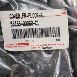 Genuine Toyota Yaris / Yaris Hybrid Front Floor Cover RH Oem Part 58165-0D060-C1