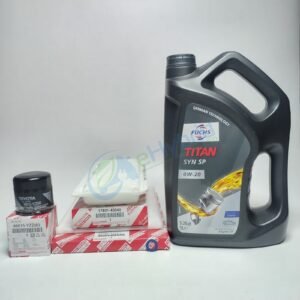 Toyota IQ Service Kit 1.0L KGJ10 2008-15 0W20 Fuchs Oil & Genuine Toyota Filters
