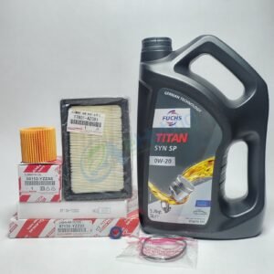 Toyota Prius Service Kit 2016 - 2017 With 0W20 Fuchs Oil & Genuine Toyota Filter