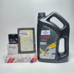 Toyota Prius Service Kit 2018 - 2023 With 0W20 Fuchs Oil & Genuine Toyota Filter