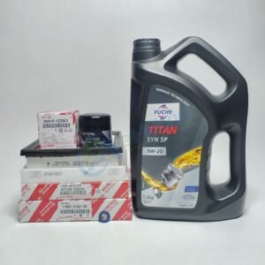 Toyota Prius Alpha Service Kit 2017-21 0W20 Fuchs Oil & Genuine Toyota Filters