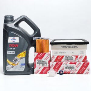 Toyota Rav4 2.5L Service kit 2016-19 With 0W20 Fuchs oil & Genuine Toyota Filter