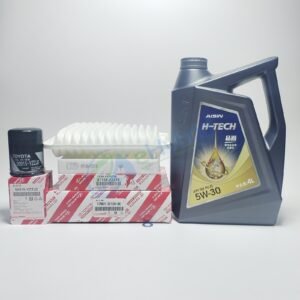 Toyota Estima Service Kit ACR50 With 4 L 5W30 Aisin Oil & Genuine Toyota Filters