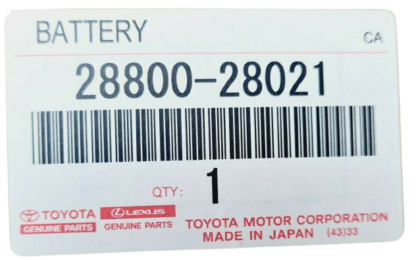 GENUINE TOYOTA ALPHARD 12V BATTERY PANASONIC S55D23R