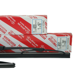 TOYOTA PRIUS FRONT & REAR WIPERS GENUINE WINDSCREEN WIPER BLADES 2016 TO 2020