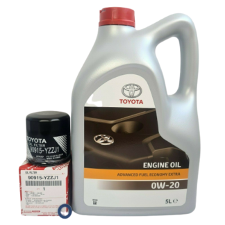 GENUINE TOYOTA AVENSIS SERVICE KIT 1.6L 2008 TO 2018 0W20 OIL & FILTERS