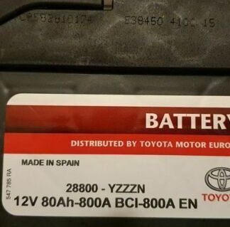 GENUINE TOYOTA AVENSIS VERSO 12V BATTERY 45AH 46B24L AUXILIARY BATTERY 2001-2009