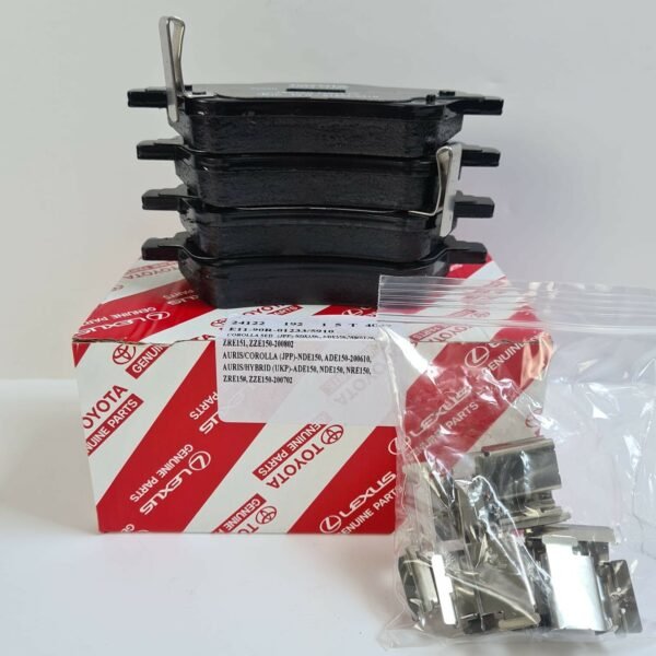 GENUINE TOYOTA AURIS 1.3L FRONT BRAKE PADS 2007-2016 NRE150 NDE150 04465-02210 - Image 4