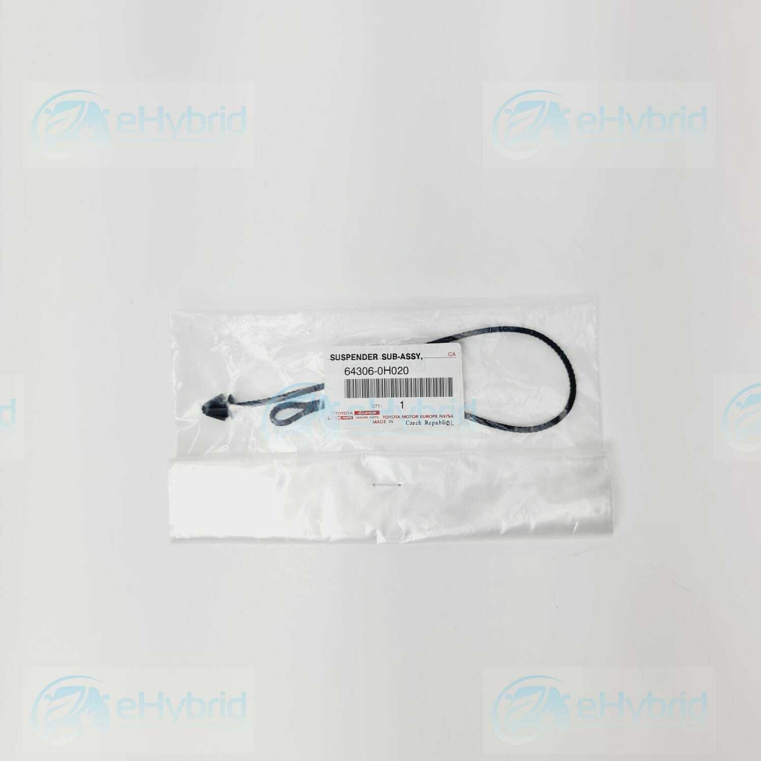 GENUINE TOYOTA AYGO PARCEL SHELF STRING 2005-2014 RIGHT OR LEFT PART 64306-0H020 - Image 6