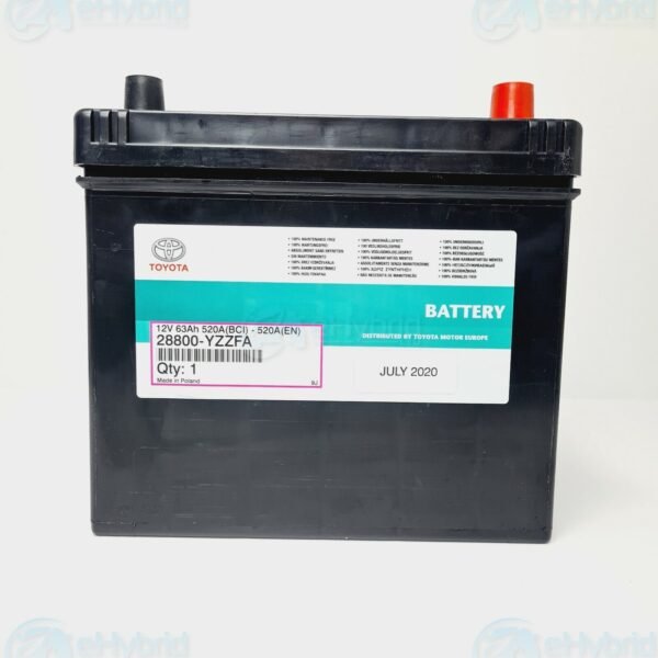 GENUINE TOYOTA COROLLA 12V BATTERY 1.3L 2009 TO 2009 OEM PART 28800-YZZFA