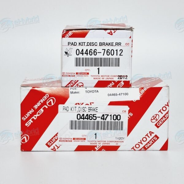 GENUINE TOYOTA PRIUS FRONT & REAR BRAKE PADS ZVW50 2016-2020 PRIUS PLUGIN ZVW52
