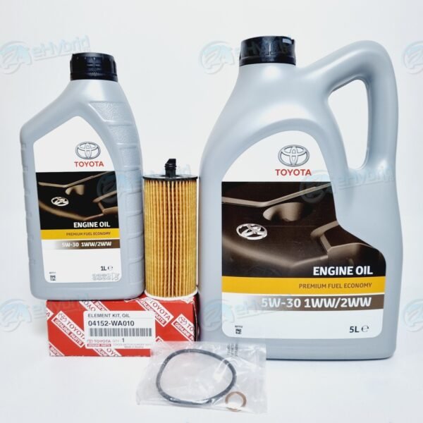 GENUINE TOYOTA RAV4 DIESEL OIL SERVICE KIT 5W30 1WW/2WW ENGINE OIL & OIL FILTER