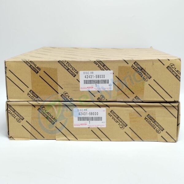 Genuine Toyota Alphard Rear Brake Discs Left &Right Oem 42431-58030 Fit Vellfire
