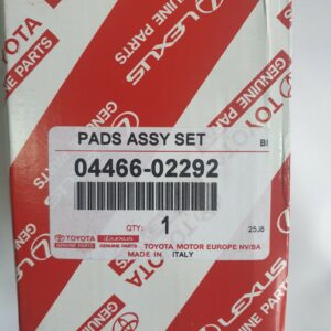 Genuine Toyota Auris Rear Brake Pads Hybrid Touring 1.8L 2013  SET 04466-02292