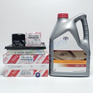 Genuine Toyota Prius Alpha 1.8L Service Kit 2017-21 With 0W20 Oil & All Filters