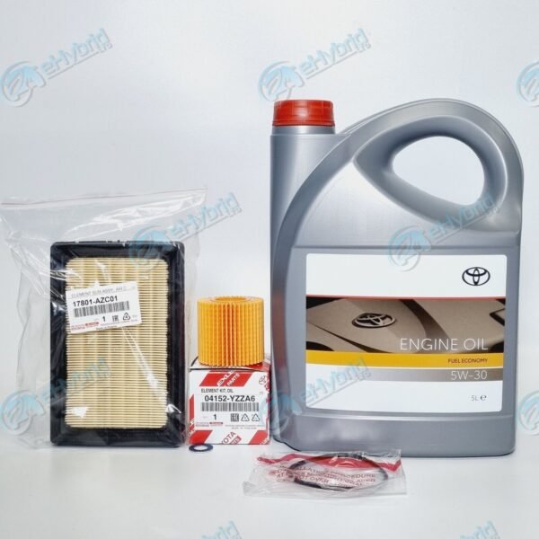 Genuine Toyota Prius Service Kit 2016 & 2017 5W30 Oil Washer Oil & Air Filter