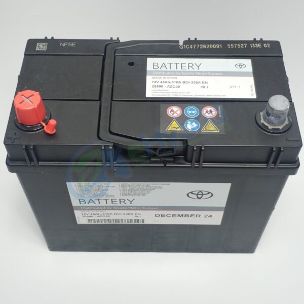 Genuine Toyota Yaris 12V Battery 45AH Auxiliary Battery 1999-05 Oem 28800-AZC30 - Image 3