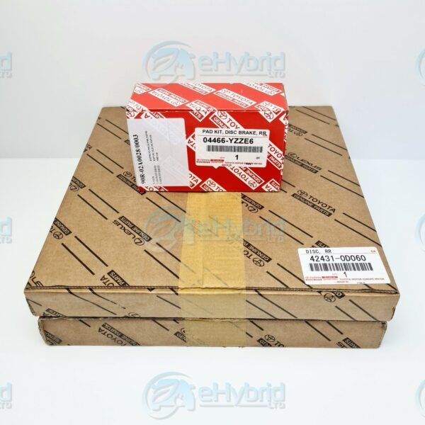 TOYOTA YARIS REAR BRAKE PADS & BRAKE DISCS 1.4D-4D 2005 TO 2020 GENUINE TOYOTA - Image 5