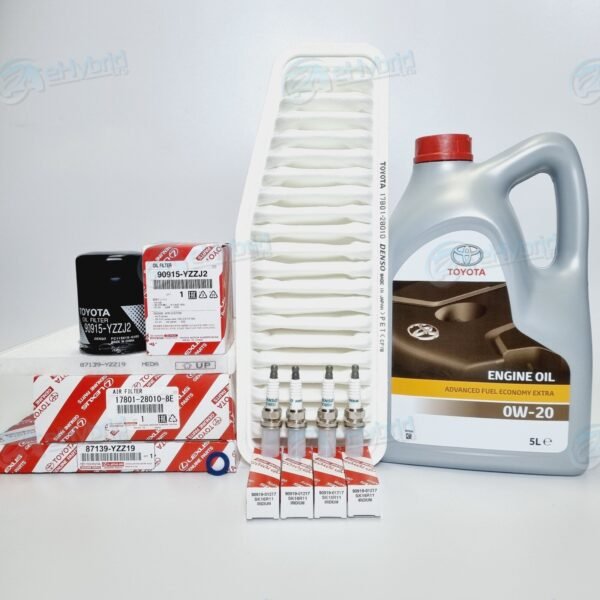 GENUINE TOYOTA ALPHARD 2.4L SERVICE KIT ANH10 2002-08 WITH SPARK PLUGS &0W20 OIL