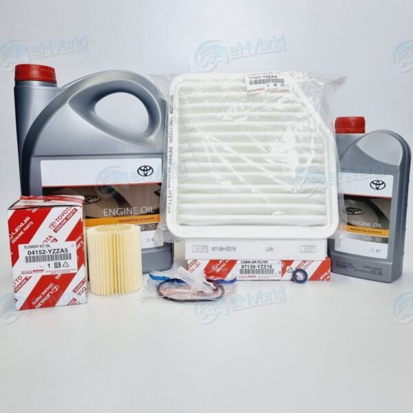 GENUINE TOYOTA RAV4 SERVICE KIT ALA30 DIESEL 2005 TO 2012 FILTERS & 5W30 PREMIUM