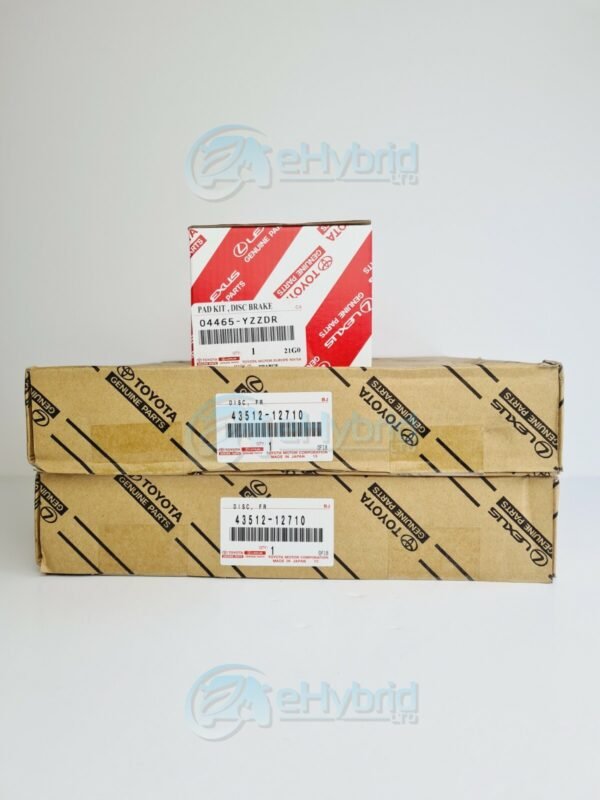 GENUINE TOYOTA VERSO-S FRONT BRAKE PADS & DISCS 2010 TO 2014 1.4D-4D & 1.3L