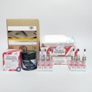 Genuine Toyota Alphard 3.0 Service Kit MNH10 2002-08 With Spark Plugs & 5W30 Oil