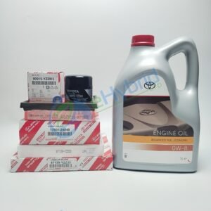 Genuine Toyota Aqua 1.5 MXPK10 Service kit 2021 To Onward With 0W8 Oil & Filters