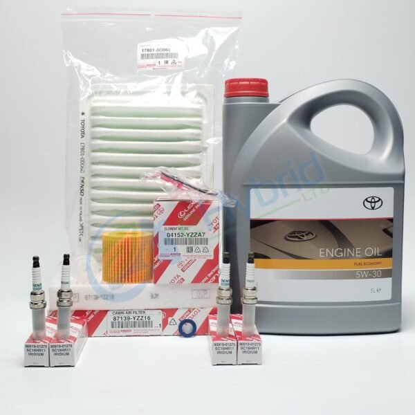 Genuine Toyota Auris Hybrid Service Kit 1.6L 2012-2018 With Spark Plugs & 5W30
