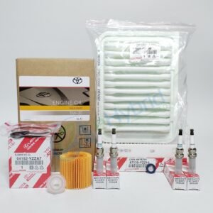 Genuine Toyota Auris Hybrid Service Kit 2012 - 2018 With Spark Plugs & 5W30 Oil