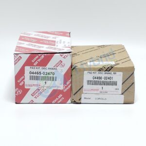 Genuine Toyota Corolla Hybrid Front & Rear Brake Pads 04465-02470 & 04466-02401
