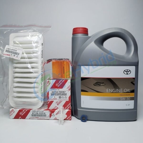 Genuine Toyota Verso-s NSP120 Service Kit 1.3L 2011-2015 With 5W30 Oil & Filters