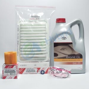 Genuine Toyota Yaris Service Kit 1.6L 2009 - 2010 ZSP10 Model 0W20 Oil & Filters