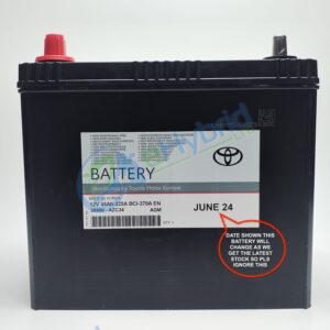 Toyota Prius 12V Battery 45AH Auxiliary Battery S46B24R Oem 28800-AZC34