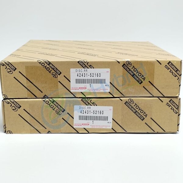 Genuine Lexus CT200H Rear Brake Discs Oem 42431-52160 2011 onwards ZWA10