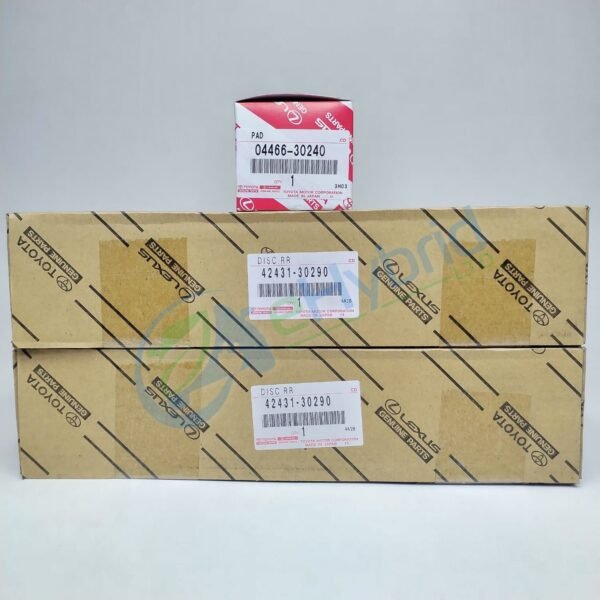 Genuine Lexus GS450H 3.5L Rear Brake Discs & Pads OEM 42431-30290 & 04466-30240