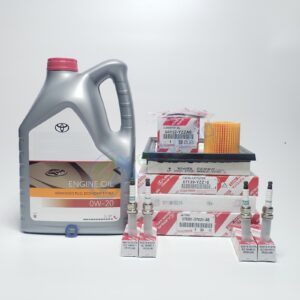 Genuine Toyota Auris Hybrid Service Kit 2010 to 2018 1.8L with 0w20 Oil & Plugs