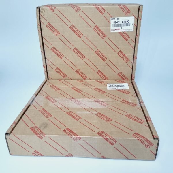 Genuine Toyota Auris ZWE150 Rear Brake Discs 2010-12 Oem42431-02190 Left & Right