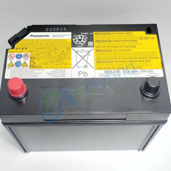 Genuine Toyota Camry 12V Battery S65D26R Camry Hybrid  2006-2011 Oem 28800-28062 - Image 7